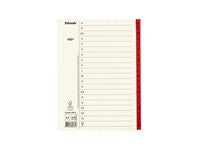 Pappregister Servo A4 A-Ö röd flik - Primmeshiper