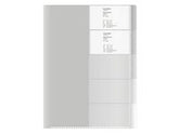 Sorteringsmapp 5-flikar A4 transparent - Primmeshiper