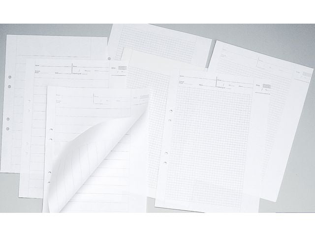 Lösblad A4 rutat 5x5mm hålat 500/fp - Primmeshiper