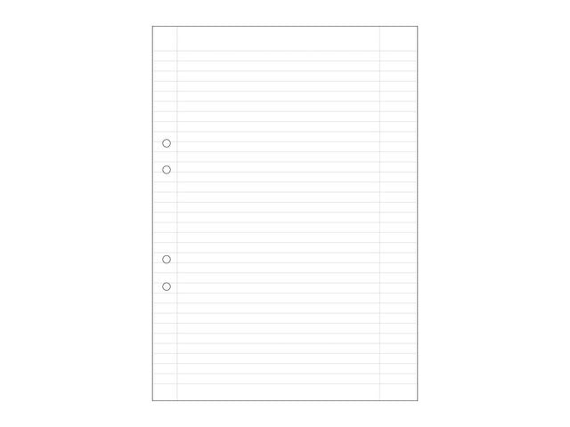 Lösblad A4 linjerat 8, 5mm hålat 500/fp - Primmeshiper