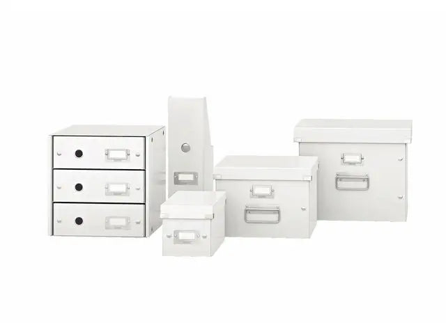 Förvaringslåda CD ClicknStore vit - Primmeshiper