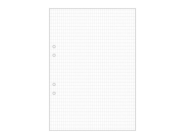 Lösblad A4 rutat 5x8mm hålat 500/fp - Primmeshiper