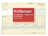 Blankett kvittens numrerad A5L 2x50 blad - Primmeshiper