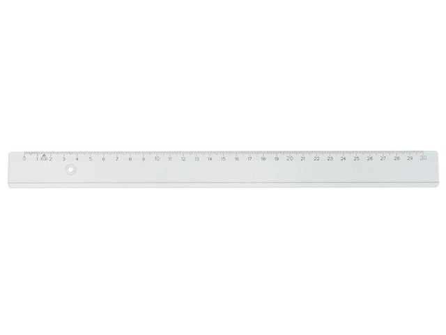 Linjal 20 cm cm/mm-gradering plast 10/fp - Primmeshiper