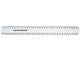 Linjal 30cm splitterfri vit 100/fp - Primmeshiper