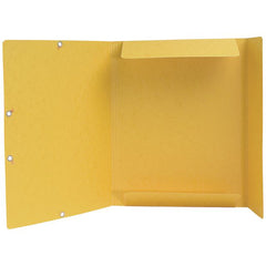 Gummibandsmapp EXACOMPTA 3-klaff A4 gul Primmeshiper