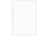 Lösblad A4 rutat 10x10mm hålat 500/fp - Primmeshiper