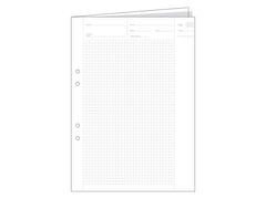 Provskrivp. A3 rutat 5x5 mm vikt 250/fp - Primmeshiper