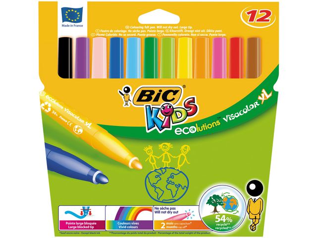 Fiberpenna Ecolutions Visacolor XL 12/fp - Primmeshiper