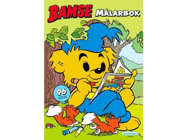 Målarbok Bamse - Primmeshiper