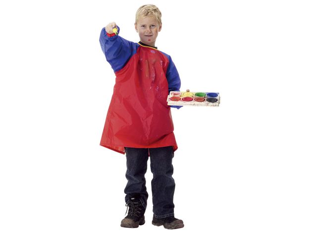 Förkläde med ärmar 5-8år längd 65cm - Primmeshiper