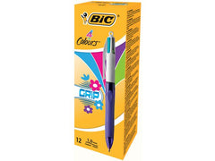Kulpenna BIC 4 Colours Grip Fashion 1mm - Primmeshiper