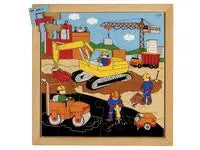 Rampussel vägbygge 34x34cm - Primmeshiper