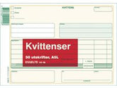 Blankett kvittens A5L 50 blad - Primmeshiper