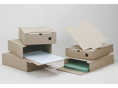 Arkivbox A4 60mm ryggbredd brun - Primmeshiper
