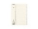 Pappregister Servo A4 flikar 1-15 vit - Primmeshiper