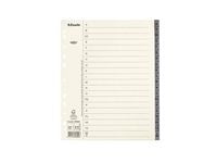 Pappregister Servo System A4+ A-Ö grå - Primmeshiper