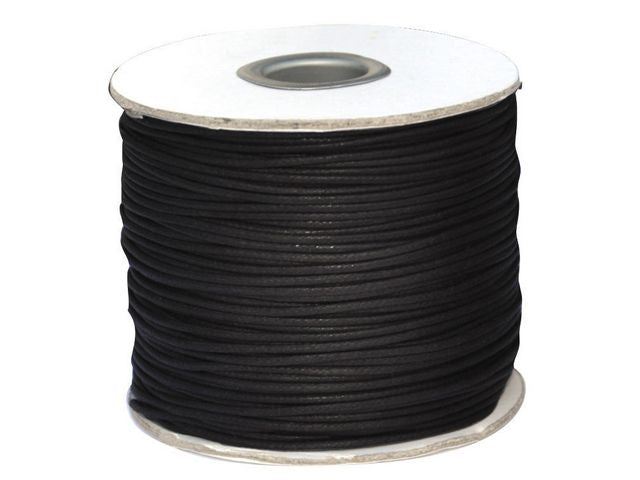 Snöre konstläder svart 100 m - Primmeshiper