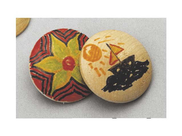 Träknappar 40mm 100/fp - Primmeshiper