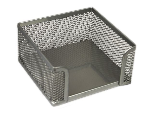 Blockask i nät 100x100mm silver - Primmeshiper
