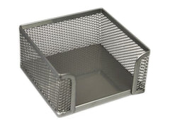 Blockask i nät 100x100mm silver - Primmeshiper
