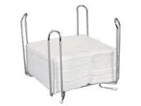 Servetthållare 18x18x17cm krom - Primmeshiper