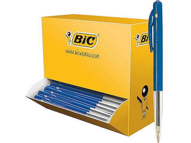 Kulpenna BIC Clic M10 1,0 blå 100/fp - Primmeshiper