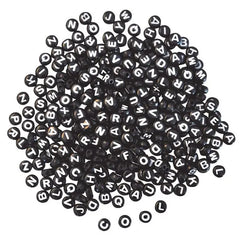 Bokstavspärlor Ø7,5 mm ca 500/fp Primmeshiper