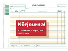 Blankett körjournal A5L 2x50 blad - Primmeshiper