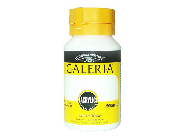 Akrylfärg Galeria 500ml vit - Primmeshiper