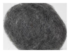 Kardad ofärgad ull 1kg mörkgrå - Primmeshiper