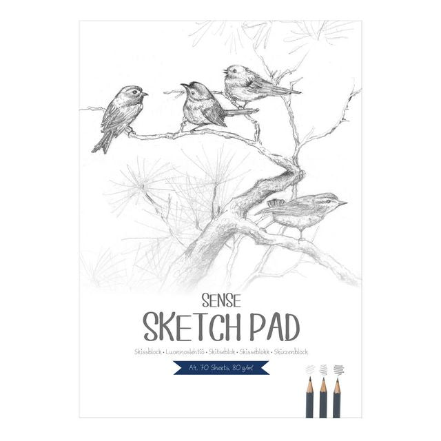 Skissblock A4 80g 70 blad Primmeshiper