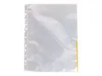 Plastficka signal A4 0,11mm gul 100/fp - Primmeshiper