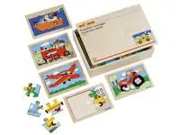 Pusselbox fordon 14x20cm - Primmeshiper