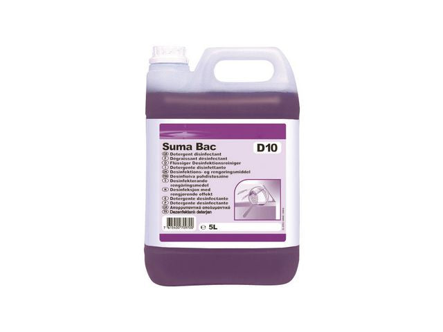 Rengöringsmedel SUMA Bac conc D10 5L - Primmeshiper