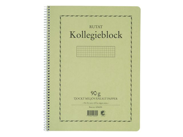 Kollegieblock A4 90g 70bl rut TF - Primmeshiper