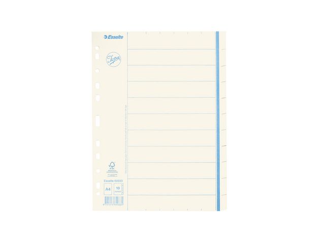 Pappregister JOPA A4 10 flik otr. - Primmeshiper