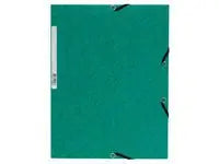Gummibandsmapp kartong 3-kl A4 grön - Primmeshiper
