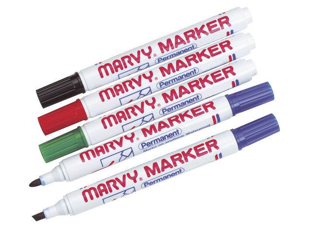 Märkpenna MARVY 482 B VF rund svart - Primmeshiper