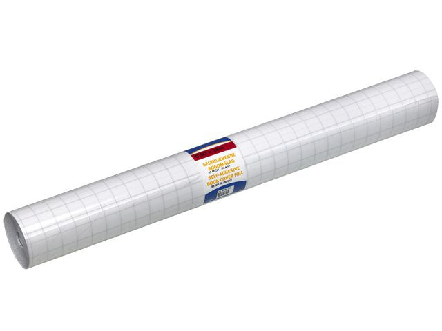 Bokplast självhäft. 80my 60cmx25m blank - Primmeshiper