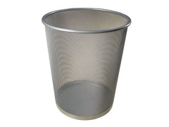 Papperskorg trådmetall 18L silver - Primmeshiper