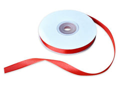 Satinband 10mmx30m röd - Primmeshiper