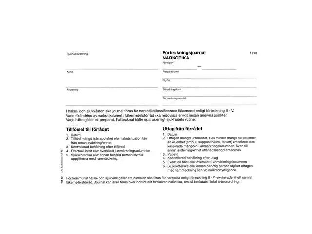 Häfte Narkotikajournal A5 - Primmeshiper