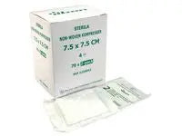 Kompress NW Steril 7,5x7,5cm 2-p 140/fp - Primmeshiper