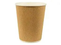 Bägare PURE FSC 20cl Ripple Wall 25/fp - Primmeshiper