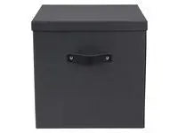 Förvaringsbox m.lock kartong stor grå - Primmeshiper