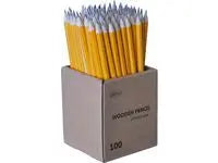 Blyertspenna HB gul 100/fp - Primmeshiper