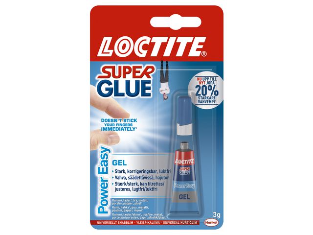 Superlim LOCTITE Power Easy gel 3g - Primmeshiper