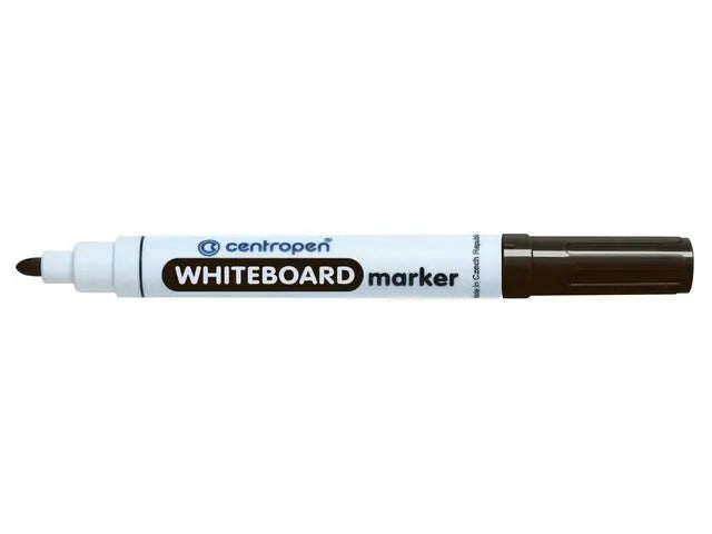 Whiteboardpenna CENTROPEN rund svart - Primmeshiper