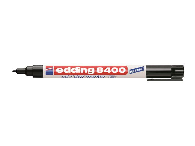 Märkpenna EDDING 8400 CD/DVD svart - Primmeshiper